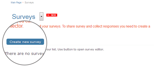 Create online survey