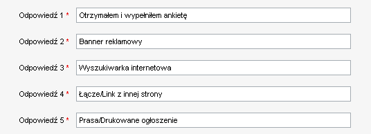 Bezpieczna edycja pytań ankietowych