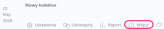 włącz kolektor