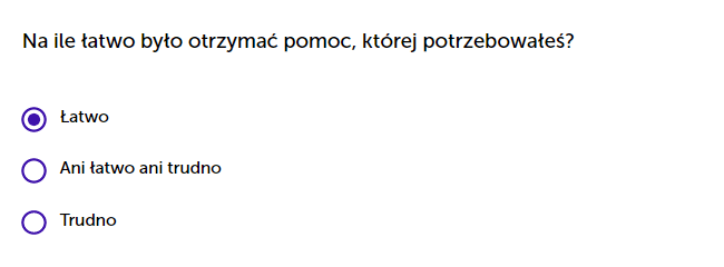 pytanie wyboru