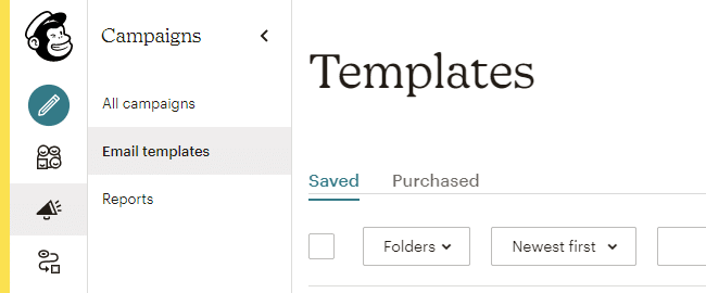 Mailchimp email templates