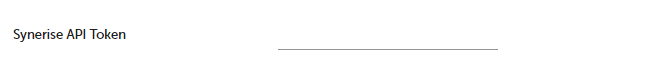 Synerise API token