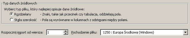 import wyników ankiety do excel (typ pliku)