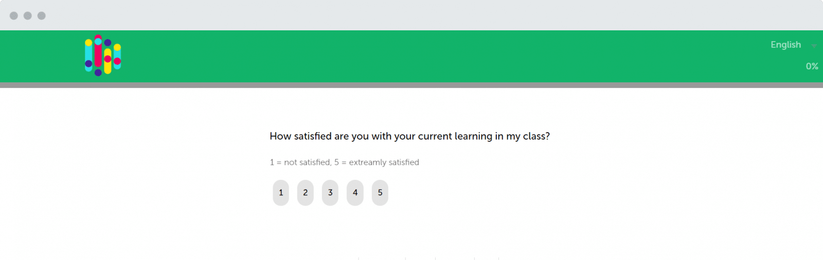 Survey example - research and academy