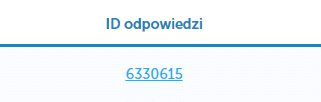 id odpowiedzi