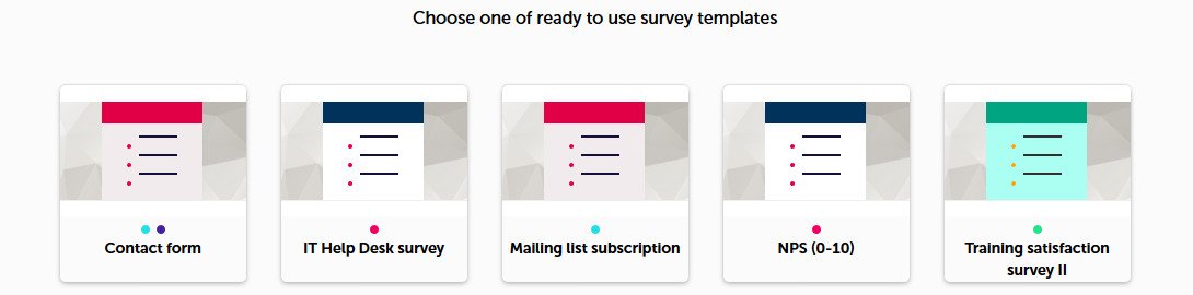 survey templates