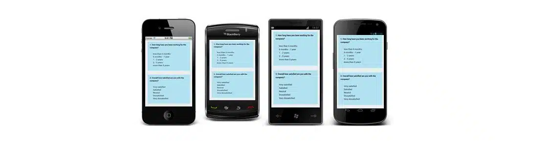 Smart mobile surveys
