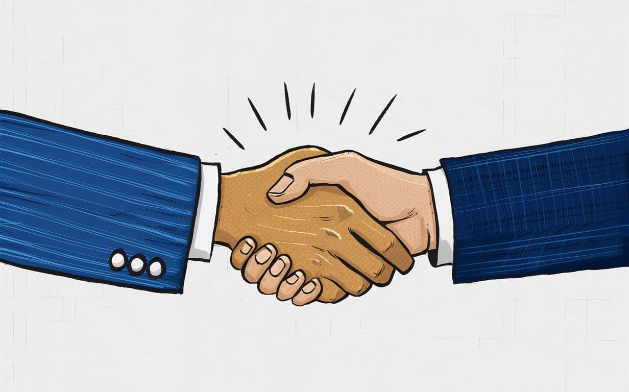 shaking hands