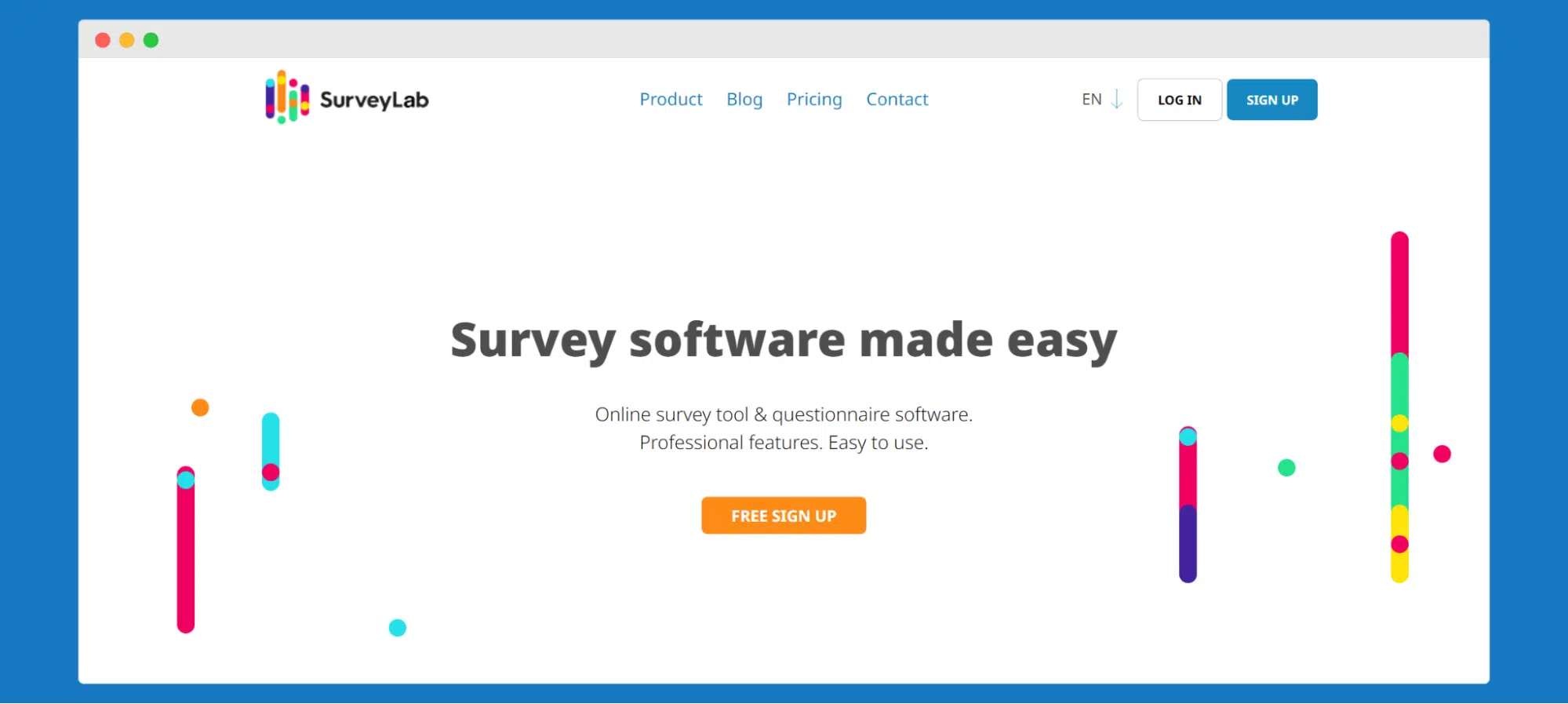 Surveylab's website