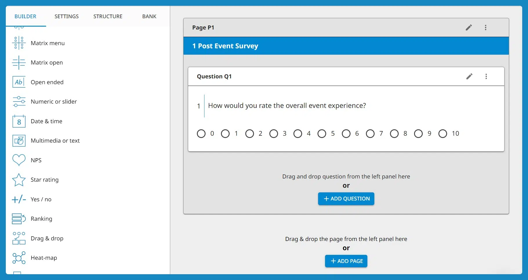 post event survey questions by SurveyLab