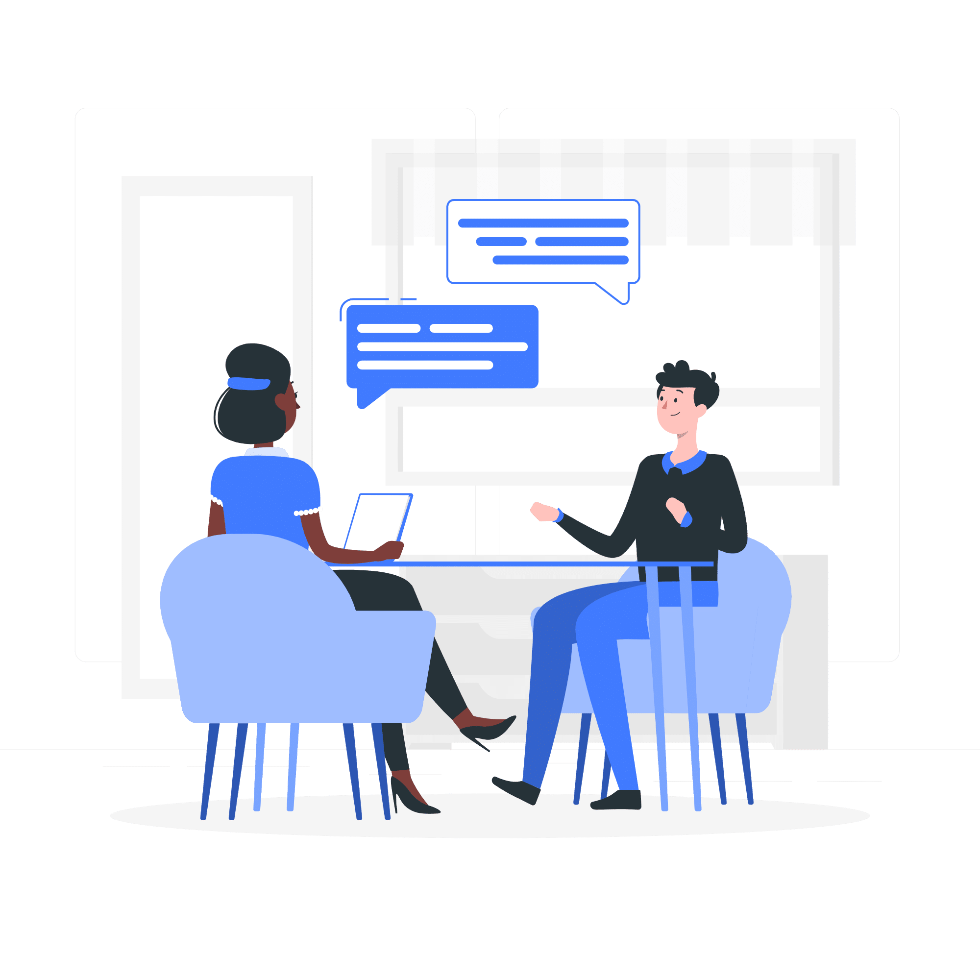 conducting a user interview