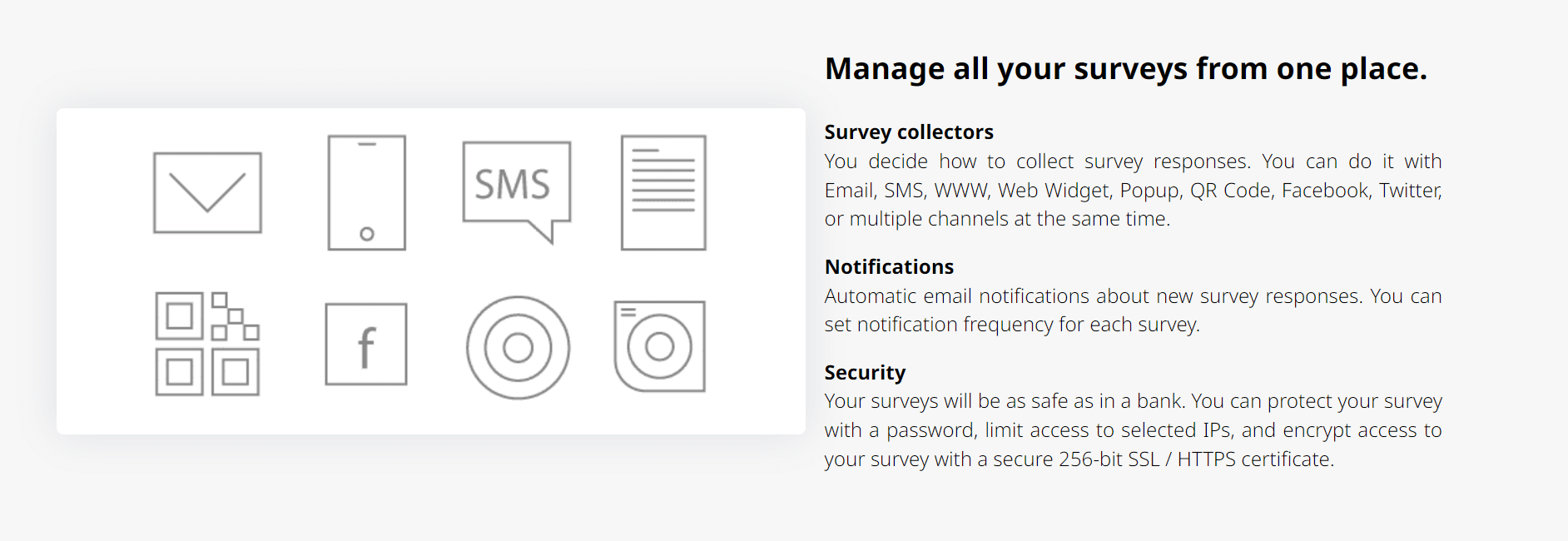 Surveylab for creating a NPS survey and improve customer experience
