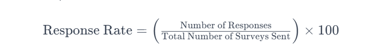 response rate formula