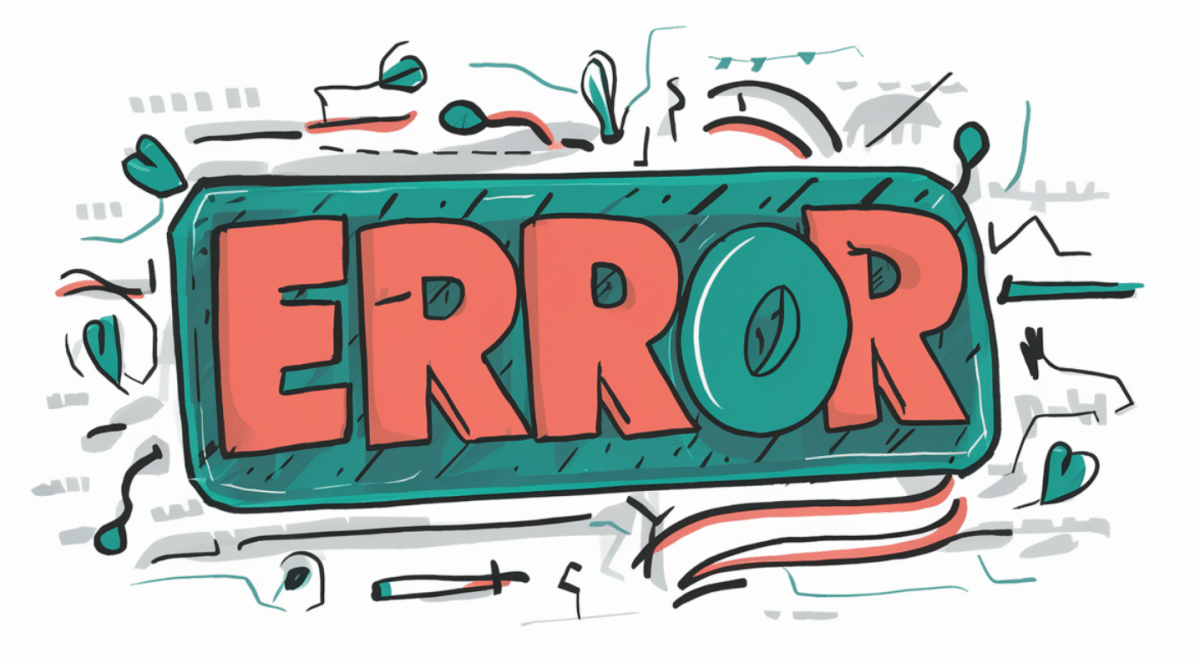error sign 