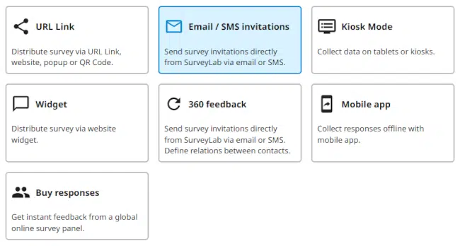 Email / SMS invitation