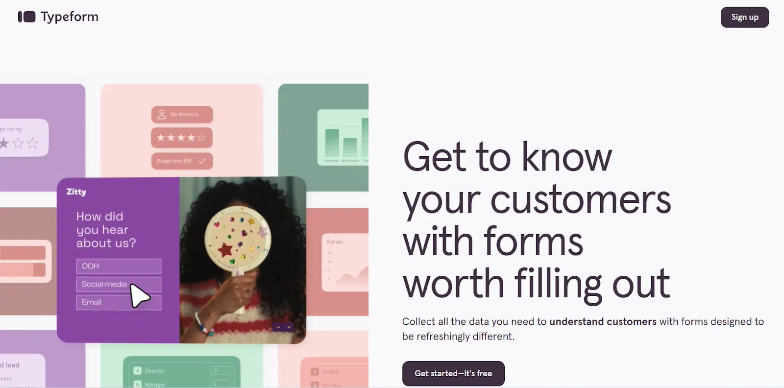 SmartSurvey alternative - Typeform online surveys creator