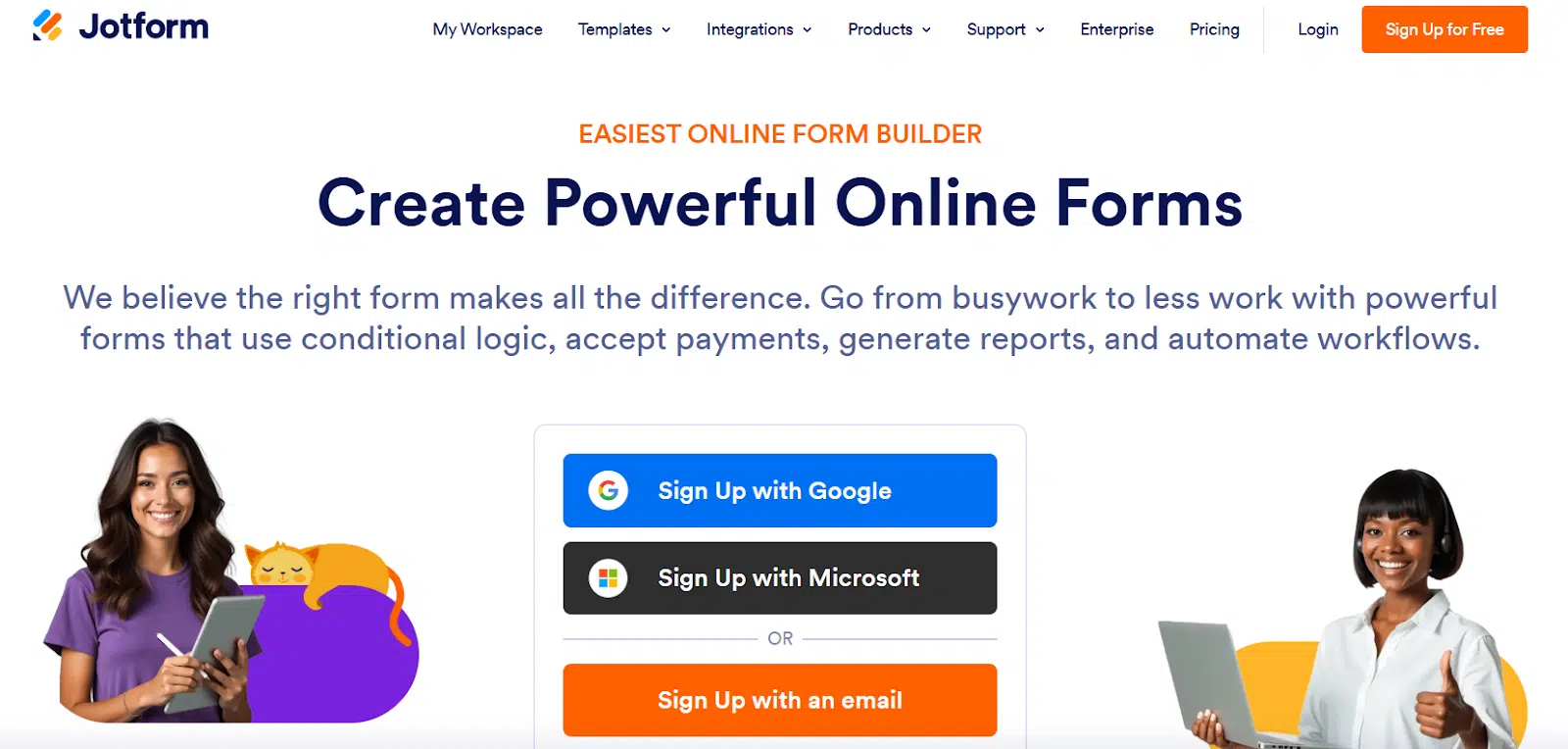Jotfrom online surveys creator and SmartSurvey alternative new autocategorise tool