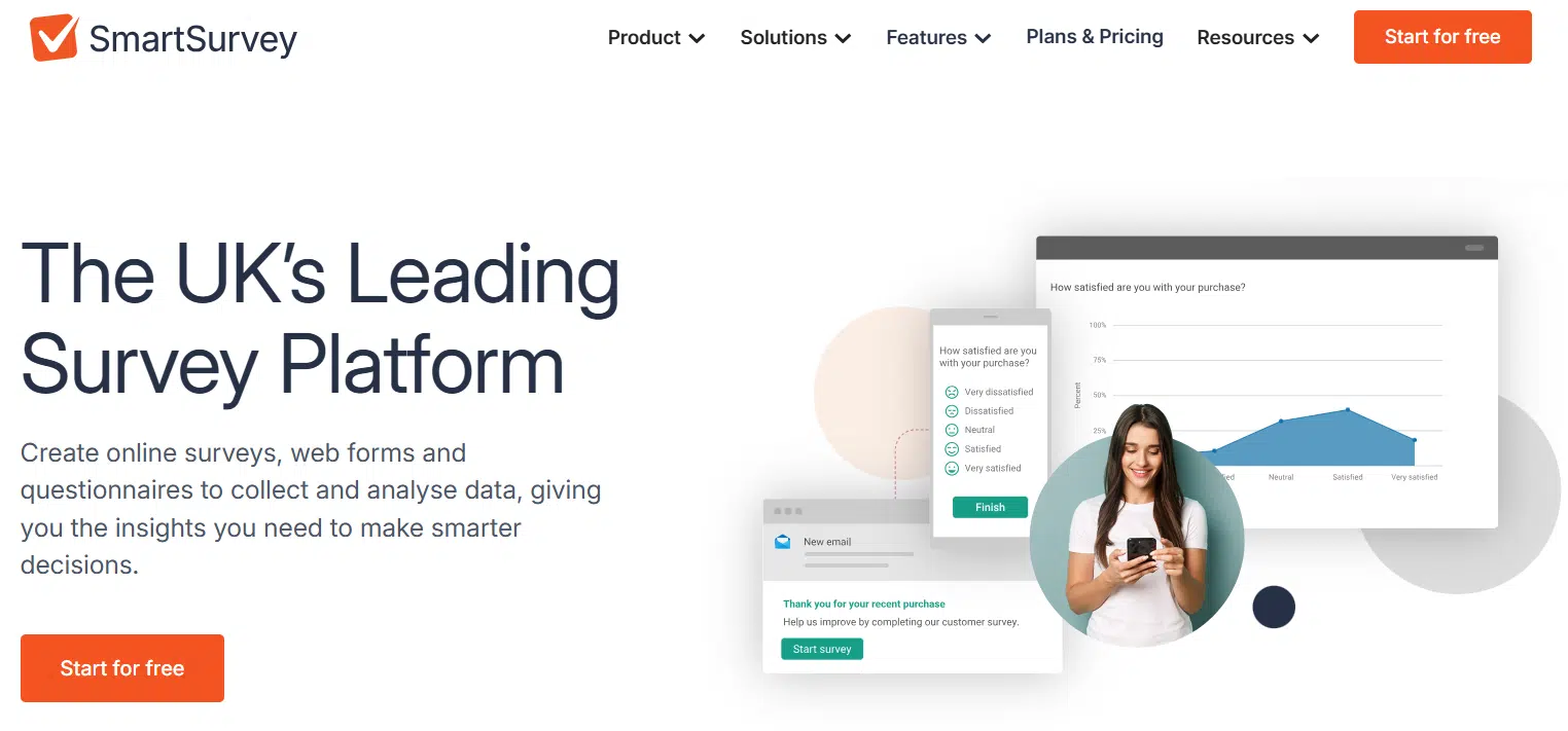 SmartSurvey survey software to create online surveys 