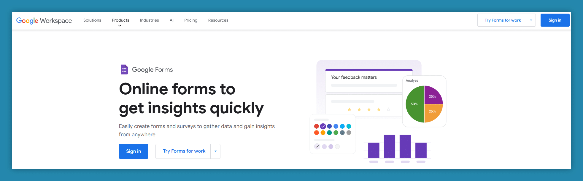 Google Forms - SurveyMethods alternative to try
