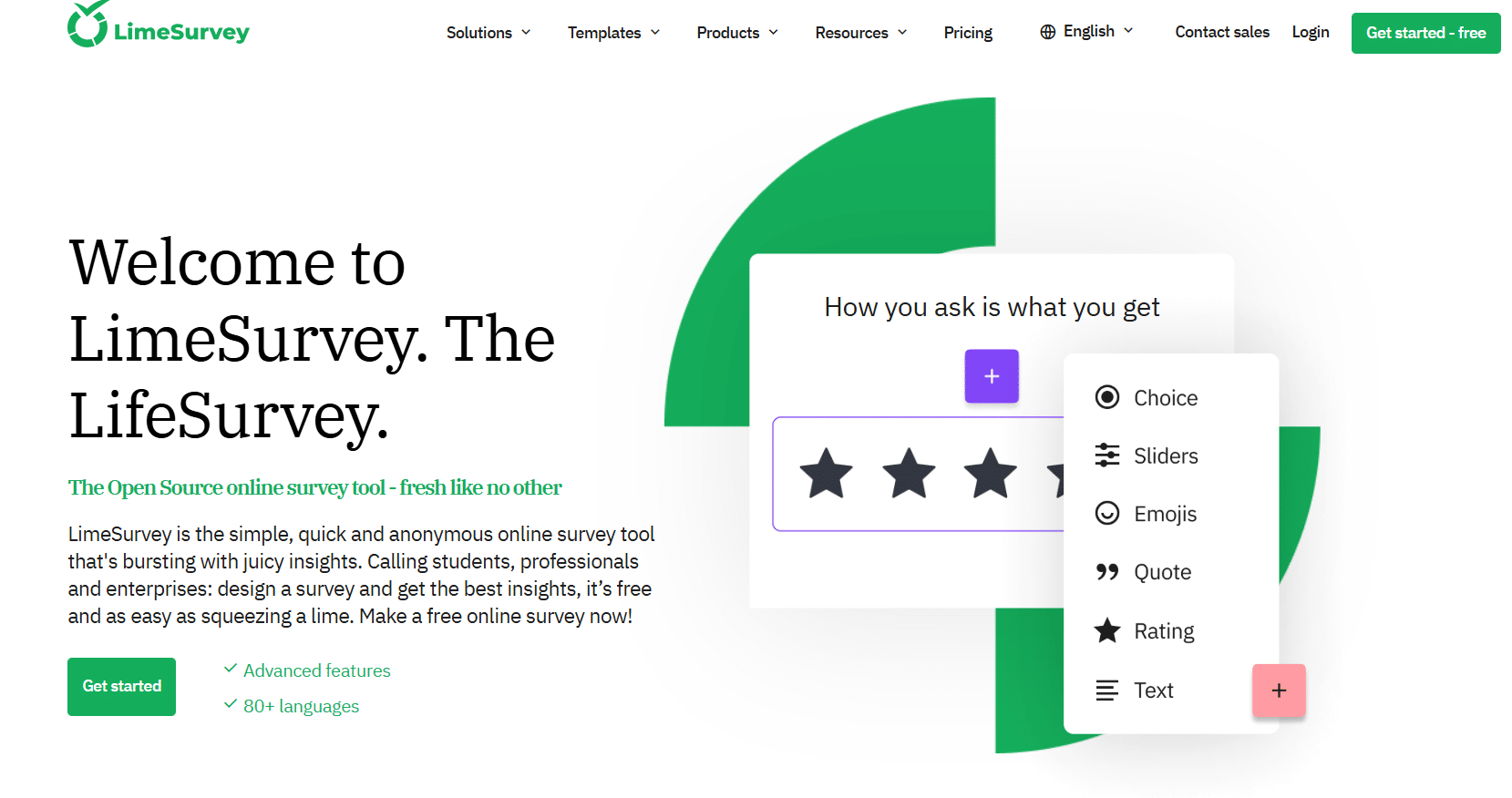 LimeSurvey GMbH main website, formerly once only known as PHPSurveyor, tool that enables users create surveys