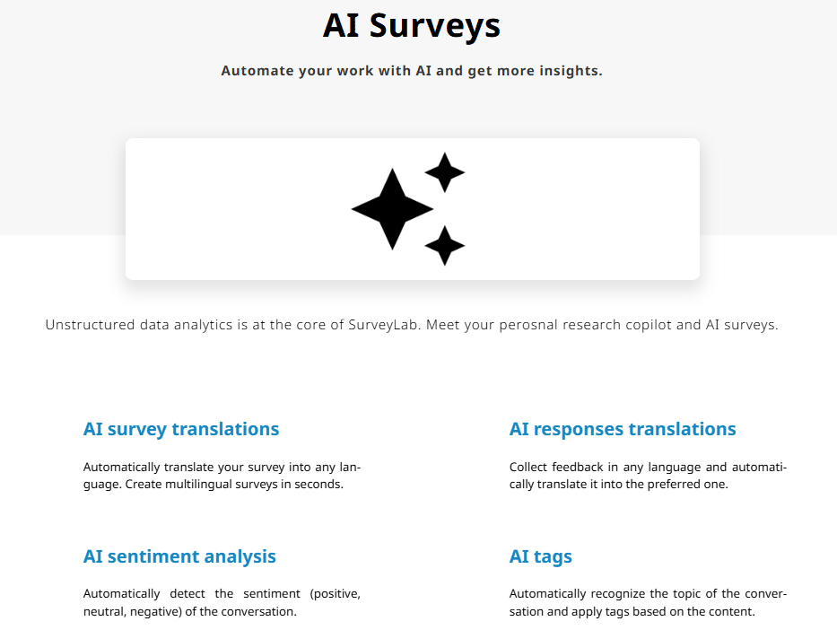 AI surveys with SurveyLab