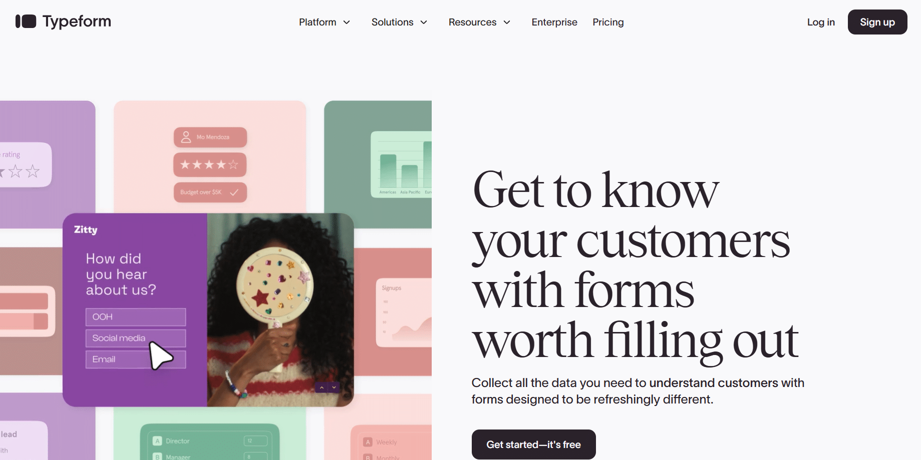 Typeform survey tool
